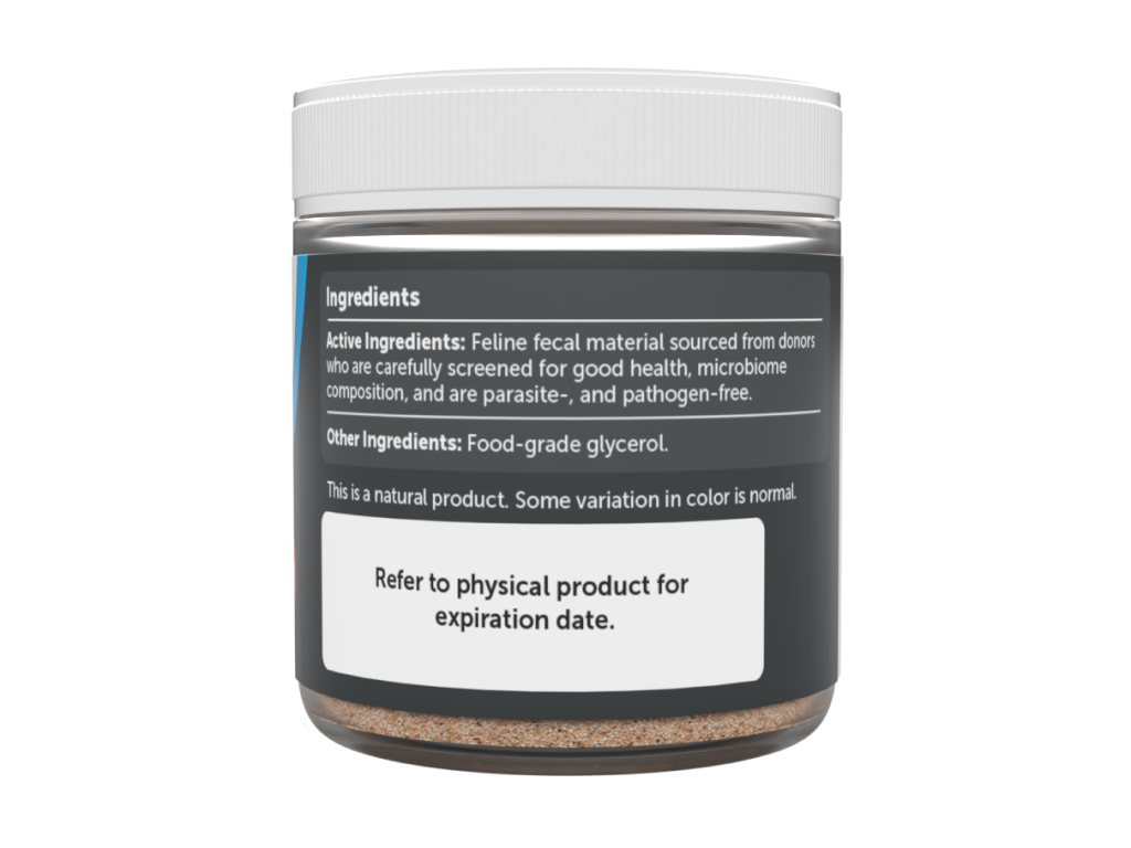 Powdered Fecal Material for Transplant via Enema (Feline)
