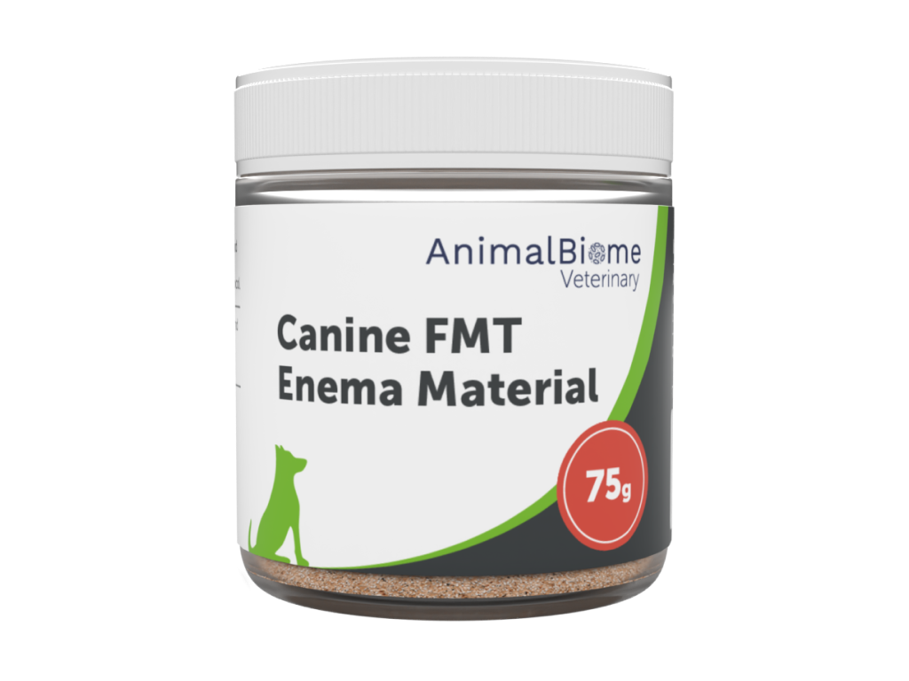Powdered Fecal Material for Transplant via Enema (Canine)