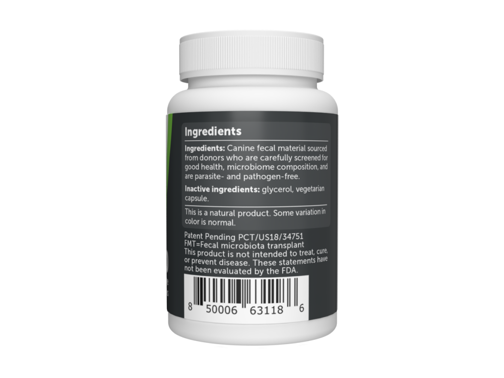 Raw-Fed FMT Capsules For Dogs