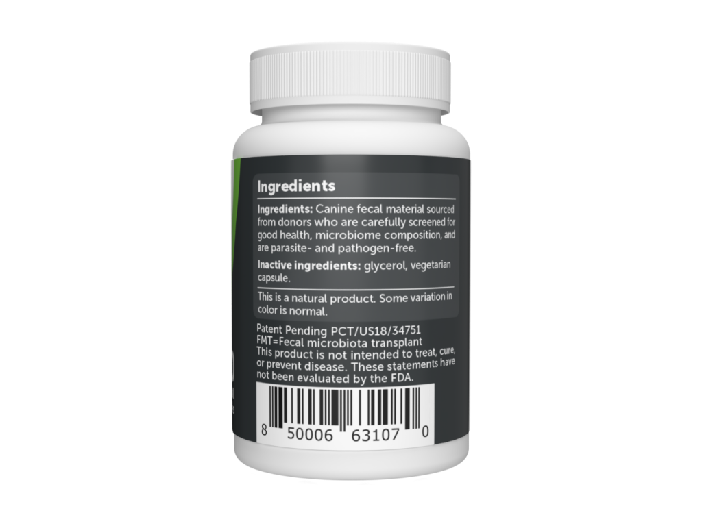 Raw-Fed FMT Capsules For Dogs