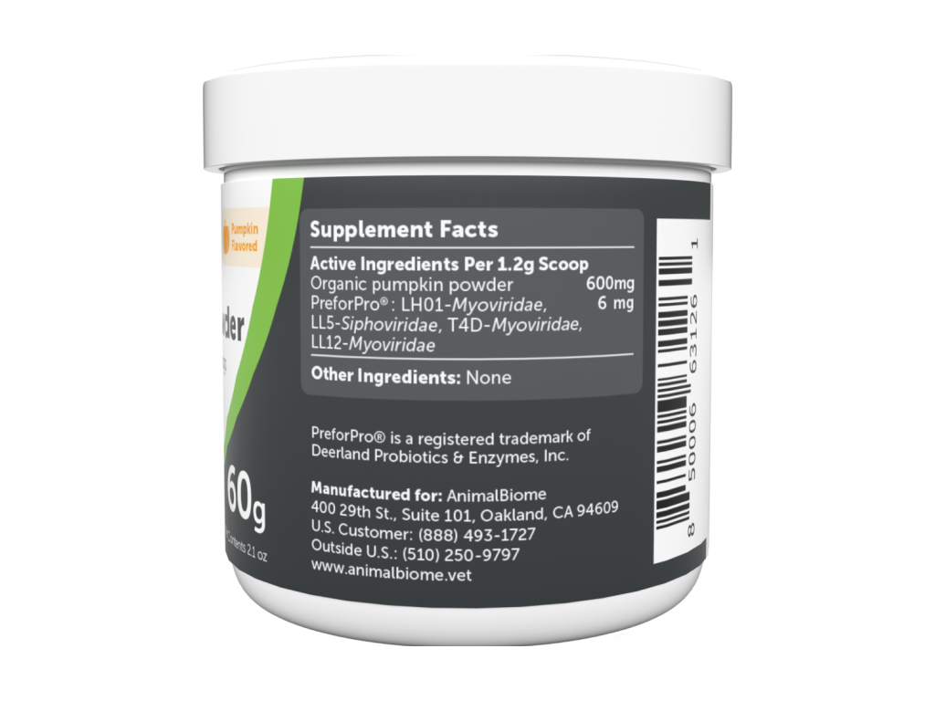 Gut Cleanse Powder For Dogs (Pumpkin Flavored)