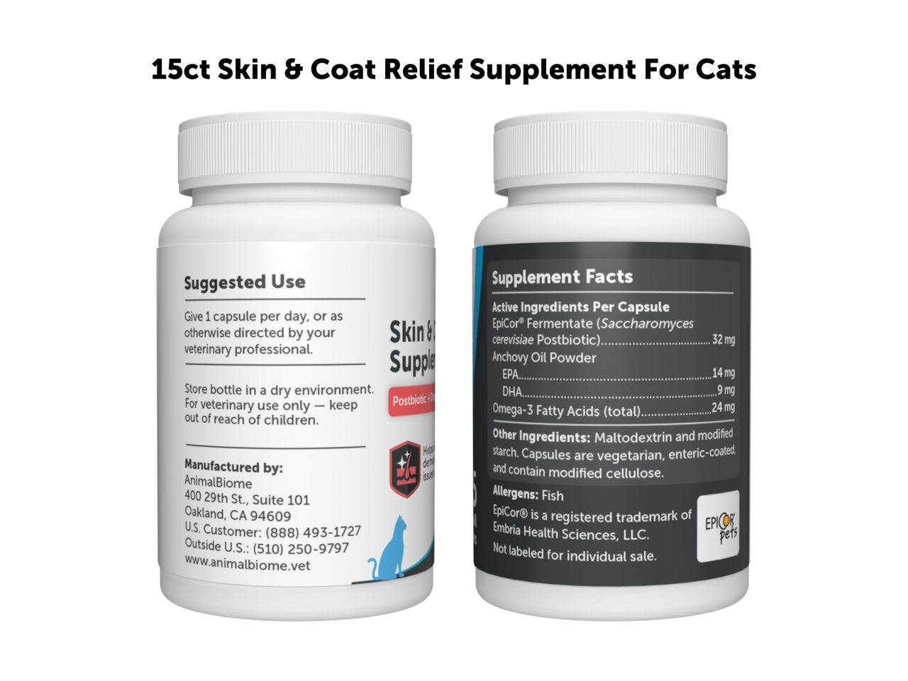 Skin & Coat Relief Kit For Cats