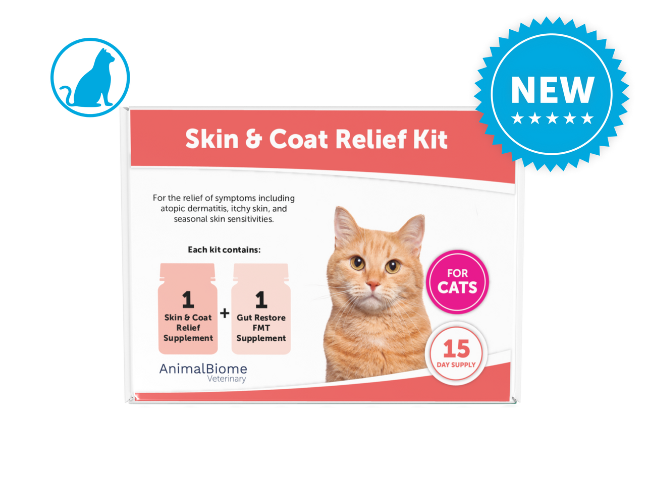 Skin & Coat Relief Kit For Cats