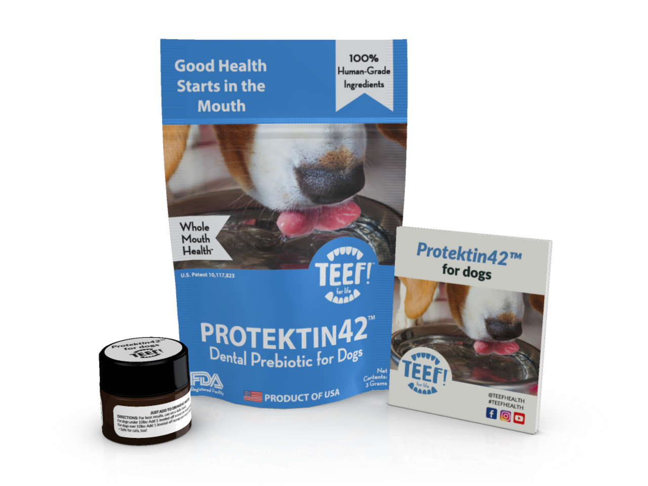 TEEF! Drinkable Prebiotic Powder For Dogs